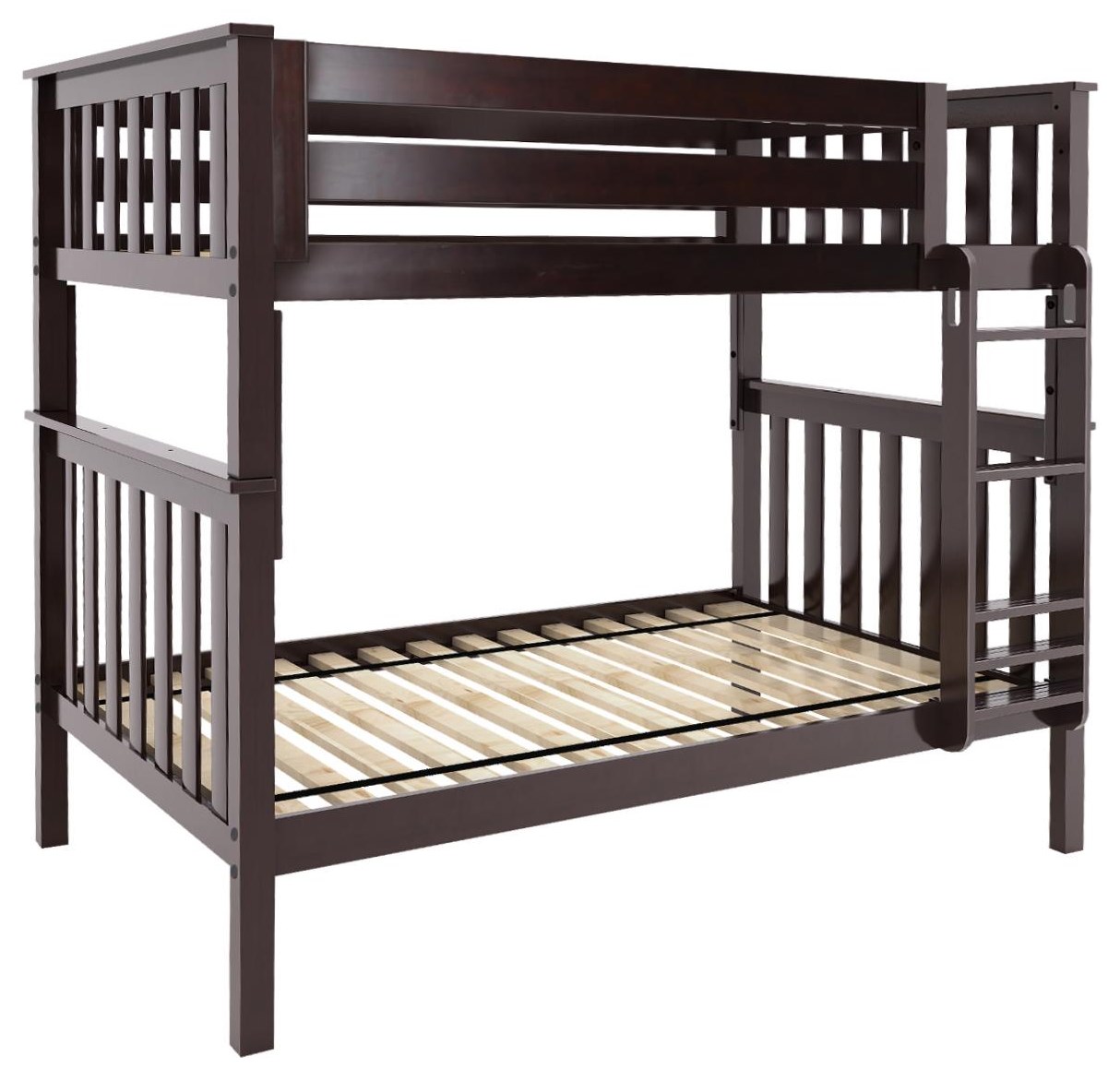 Espresso hot sale bunk beds